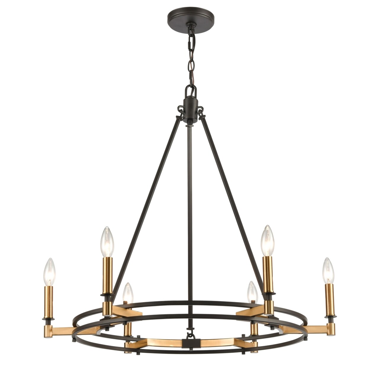Elk Showroom Talia 29 Wide 6-Light Chandelier - Oil Rubbed Bronze